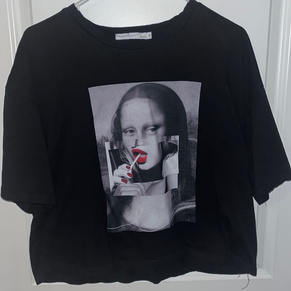Byegries Crop Top Graphic Tee